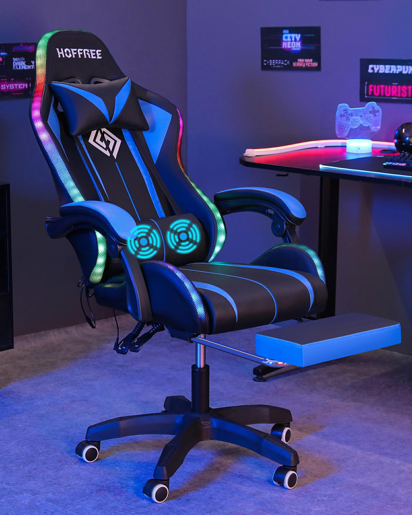 Gaming chair neon sale