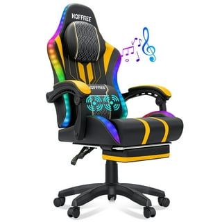 Pastel yellow 2024 gaming chair