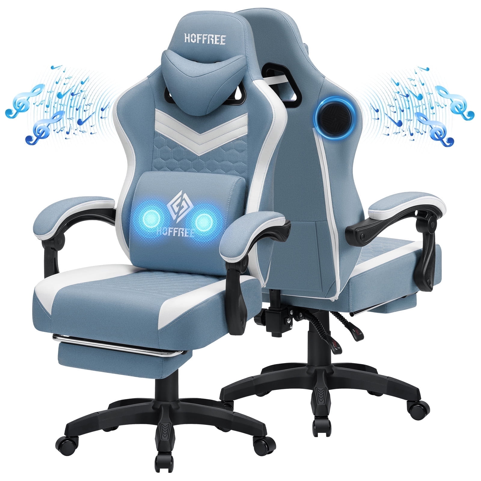 Staples Vortex Emerge Gaming Chair, Black and Grey