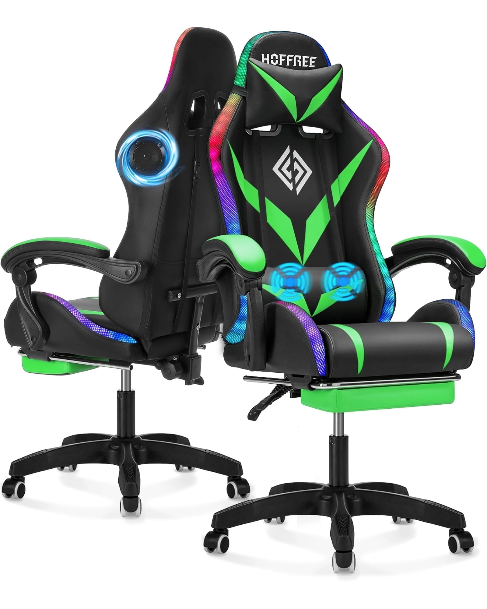 Libero 5GⅢ Hoffree Gaming Chair with Speakers PU Leather Office Chair