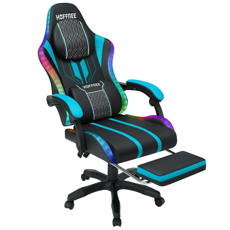 Hoffree Gaming Chair with Speakers High Duty Video Game Chairs