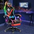 thumbnail image 1 of Hoffree Gaming Chair with Speakers Video Game Chair Bluetooth  Music Heavy Duty Ergonomic Computer Office Desk Chair for Adults, 1 of 8