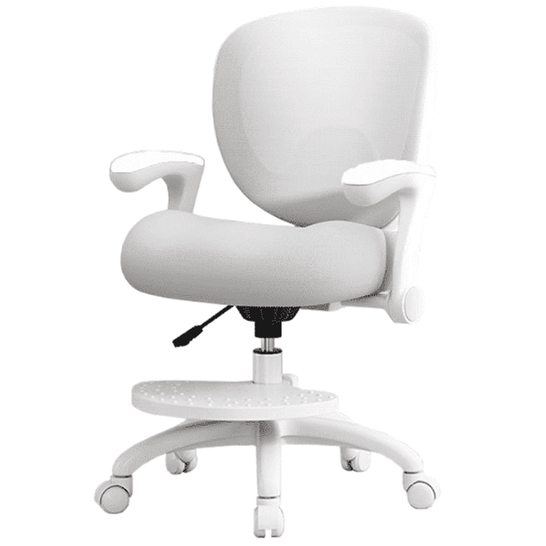 Hoffree Kids Desk Chair with Flipped Arms Wheels Ergonomic Study