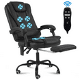 Hoffree Massage Office Chair Ergonomic Computer Desk Chair Big and Tall