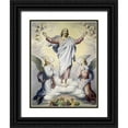 thumbnail image 1 of Hofmann, Heinrich 12x14 Black Ornate Wood Framed with Double Matting Museum Art Print Titled - Ascension, The Hoffman, 1 of 4
