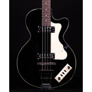 Hofner Ignition PRO Club 4-String Bass, Transparent Black, Teacup knobs