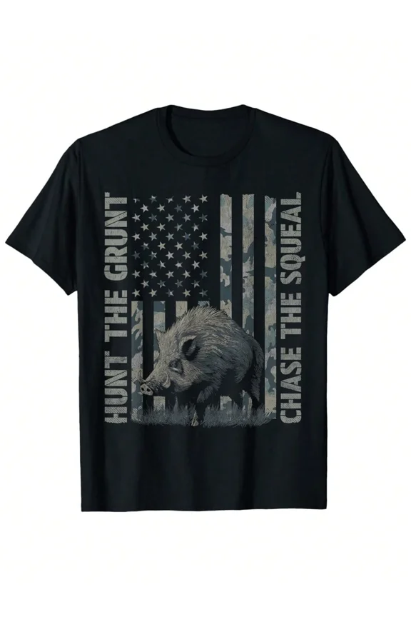Hog Hunting Funny Hunter Hunt The Grunt T Shirt