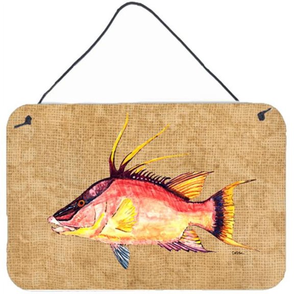 Hog Snapper Aluminium Metal Wall or Door Hanging Prints