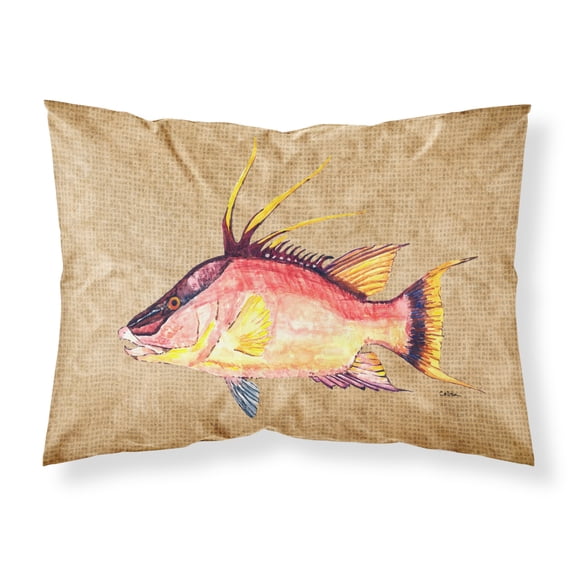 Hog Snapper Fabric Standard Pillowcase