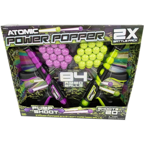 Hog Wild 2 x Atomic Power Popper Battle Pack with 84 Balls