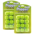 thumbnail image 1 of Hog Wild Green Popper Refill Balls, 2 Packs of 12 - For Poppers and Power Popper Toys - Total 24 Foam Balls - Age 4+, 1 of 5