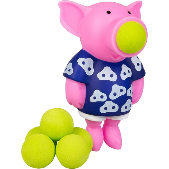 Hog Wild Products Pig Popper Pop Foam Balls Up to 20 Feet - 6 Balls Included - Age 4+