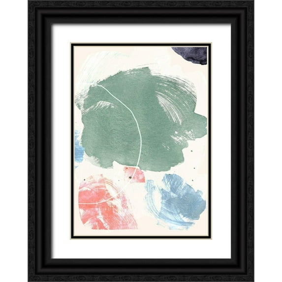 Hogan, Aoibhne 11x14 Black Ornate Wood Framed with Double Matting Museum Art Print Titled - Shape in Mind