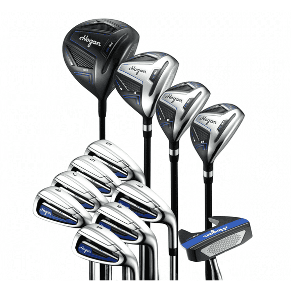 Hogan Golf FW-817 1 Inch Longer Men Right Golf Clubs Only Set, Stiff Flex