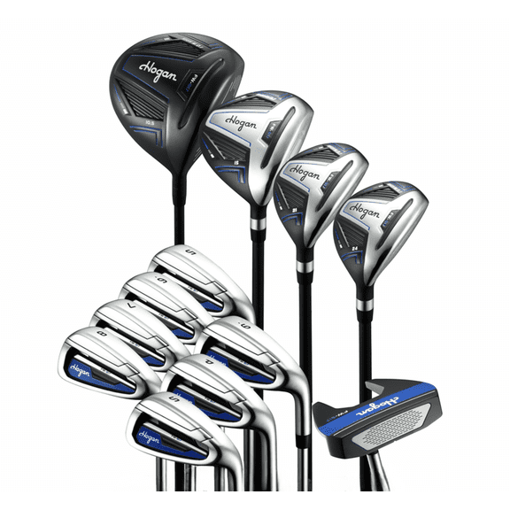 Hogan Golf FW-817 1 Inch Longer Men Right Golf Clubs Only Set, Stiff Flex