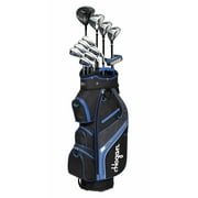 Hogan Golf FW-817 Men Right Graphite/Steel 1 Inch Longer Golf Clubs Set With Cart bag Stiff Flex