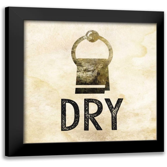 Hogan, Melody 12x12 Black Modern Framed Museum Art Print Titled - Glitz Bath 3