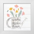thumbnail image 1 of Hogan, Melody 12x12 White Modern Wood Framed Museum Art Print Titled - Botanical Pitchers Pastels 5, 1 of 4
