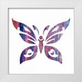 thumbnail image 1 of Hogan, Melody 12x12 White Modern Wood Framed Museum Art Print Titled - Tribal Butterfly 2, 1 of 4