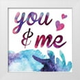 thumbnail image 1 of Hogan, Melody 12x12 White Modern Wood Framed Museum Art Print Titled - Watercolor Love 4, 1 of 4
