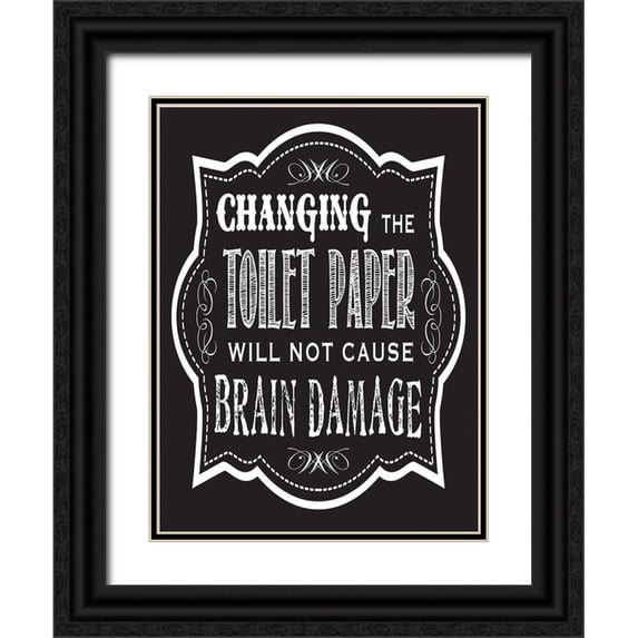 Hogan, Melody 12x14 Black Ornate Wood Framed with Double Matting Museum Art Print Titled - Bath Chalk 8