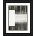 thumbnail image 1 of Hogan, Melody 12x14 Black Ornate Wood Framed with Double Matting Museum Art Print Titled - Neutral Abstract White, 1 of 4