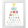 thumbnail image 1 of Hogan, Melody 12x14 White Modern Wood Framed Museum Art Print Titled - You and Me, 1 of 4