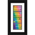thumbnail image 1 of Hogan, Melody 14x32 Black Ornate Wood Framed with Double Matting Museum Art Print Titled - Kid Imagine Rainbow, 1 of 4