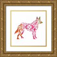 thumbnail image 1 of Hogan, Melody 15x15 Gold Ornate Wood Framed with Double Matting Museum Art Print Titled - Tribal Timber 6, 1 of 4