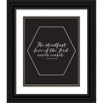 thumbnail image 1 of Hogan, Melody 15x18 Black Ornate Wood Framed with Double Matting Museum Art Print Titled - Gold Foil Steadfast, 1 of 4