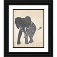 thumbnail image 1 of Hogan, Melody 15x18 Black Ornate Wood Framed with Double Matting Museum Art Print Titled - Safari Skins 2, 1 of 4