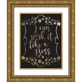 thumbnail image 1 of Hogan, Melody 15x18 Gold Ornate Wood Framed with Double Matting Museum Art Print Titled - Like A Boss 1, 1 of 4
