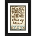 thumbnail image 1 of Hogan, Melody 16x24 Black Ornate Wood Framed with Double Matting Museum Art Print Titled - Clean My Kitchen, 1 of 4