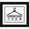 thumbnail image 1 of Hogan, Melody 18x15 Black Ornate Wood Framed with Double Matting Museum Art Print Titled - Laundry Shiplap 3, 1 of 4