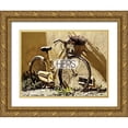thumbnail image 1 of Hogan, Melody 18x15 Gold Ornate Wood Framed with Double Matting Museum Art Print Titled - Her Bicycle, 1 of 4