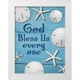thumbnail image 1 of Hogan, Melody 19x24 White Modern Wood Framed Museum Art Print Titled - Coastal Christmas Sand Dollars 2, 1 of 4
