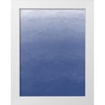 thumbnail image 1 of Hogan, Melody 19x24 White Modern Wood Framed Museum Art Print Titled - Ombré Blue Fresco 1, 1 of 4