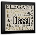 thumbnail image 1 of Hogan, Melody 20x20 Black Modern Framed Museum Art Print Titled - Glamour Gold 3, 1 of 5