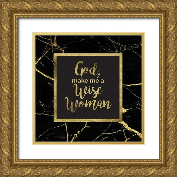 Hogan, Melody 20x20 Gold Ornate Wood Framed with Double Matting Museum Art Print Titled - Wise Women 2