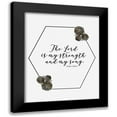 thumbnail image 1 of Hogan, Melody 20x24 Black Modern Framed Museum Art Print Titled - Gold Foil Song 2, 1 of 5