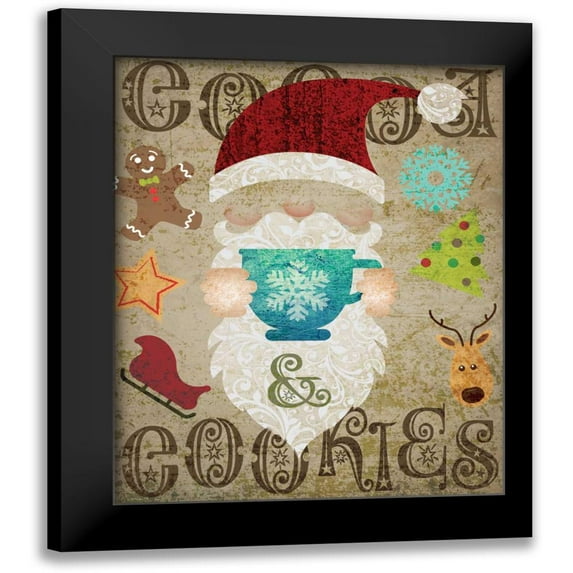 Hogan, Melody 20x24 Black Modern Framed Museum Art Print Titled - Santas Kitchen 2