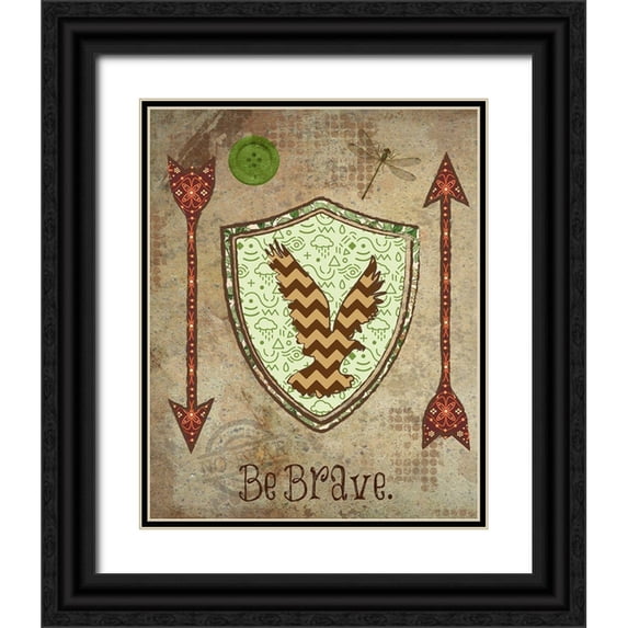 Hogan, Melody 20x24 Black Ornate Wood Framed with Double Matting Museum Art Print Titled - Vintage Boys 1