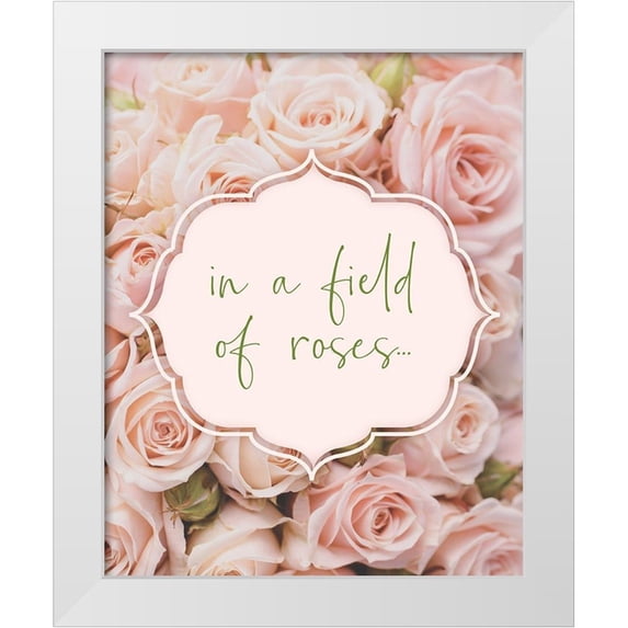 Hogan, Melody 20x24 White Modern Wood Framed Museum Art Print Titled - Baby Floral 5