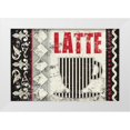thumbnail image 1 of Hogan, Melody 24x17 White Modern Wood Framed Museum Art Print Titled - Latte Sipping 3, 1 of 4