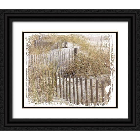 Hogan, Melody 24x20 Black Ornate Wood Framed with Double Matting Museum Art Print Titled - Coastal Photography 1