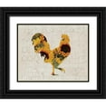 thumbnail image 1 of Hogan, Melody 24x20 Black Ornate Wood Framed with Double Matting Museum Art Print Titled - Flower Farm Roster, 1 of 4