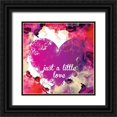 thumbnail image 1 of Hogan, Melody 26x26 Black Ornate Wood Framed with Double Matting Museum Art Print Titled - Watercolor Love 2, 1 of 4