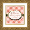 thumbnail image 1 of Hogan, Melody 26x26 Gold Ornate Wood Framed with Double Matting Museum Art Print Titled - Kiss Me Again, 1 of 4