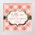 thumbnail image 1 of Hogan, Melody 26x26 White Modern Wood Framed Museum Art Print Titled - Kiss Me Again, 1 of 4