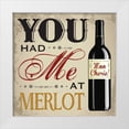 thumbnail image 1 of Hogan, Melody 26x26 White Modern Wood Framed Museum Art Print Titled - Wine and You 2, 1 of 4